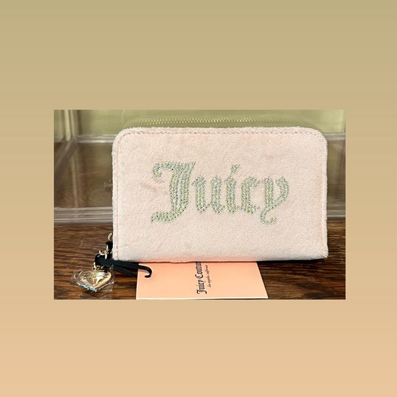 ⛔️SOLD⛔️2 Piece Set-Juicy Couture Pink Big Spender Mini-Tote & Bifold Wallet - Picture 3 of 8